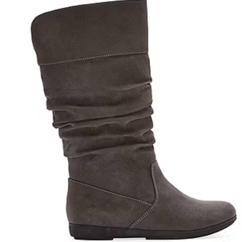 St. John's Bay Womens Korba Flat Heel Slouch Boots NEW IN BOX, Never Opened